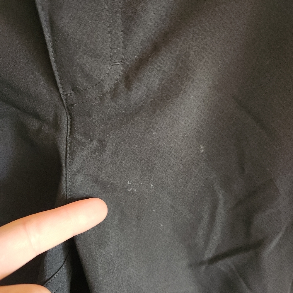 Athleta Swim Board Shorts Trunks Lace-Up Waist Black Zip Pockets Xl 14 - Picture 10 of 10